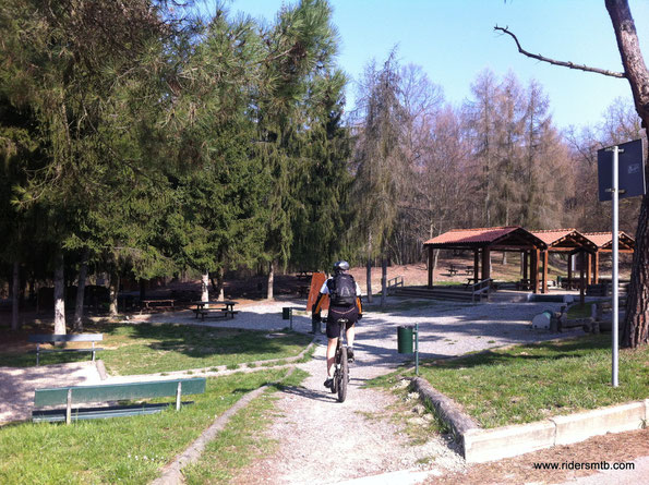 in zona panoramica c'è pace assoluta nonostante la vicinanza con la citta'