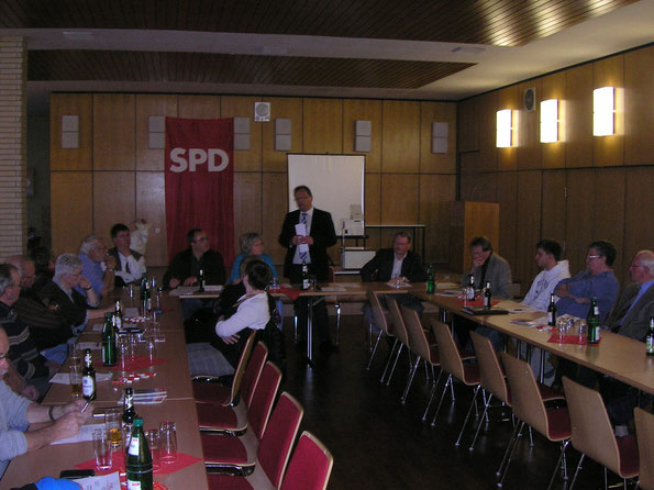 Jahreshauptversammlung in Zimmersrode mit dem 1. Kreisbeigeordneten Winfried Becker