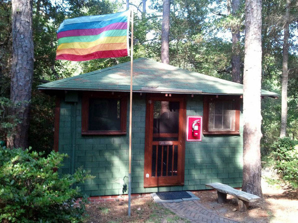 Lagoon Cabin & Baba's Flag