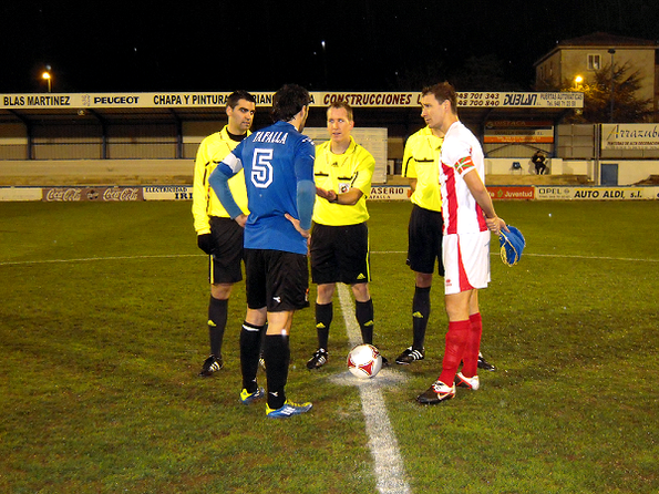 El Laudio ya sabe lo que es jugar en Tafalla. La pasada temporada se enfrentó a la Peña Sport en los octavos de la Copa Federación.