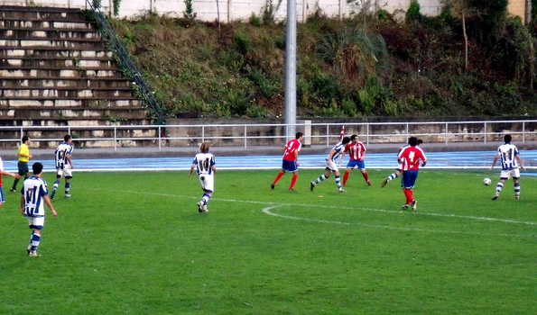 Imagen de la última visita del Sanse a Ellakuri. Fue en la temporada 2009/10 y el partido terminó 1-1.
