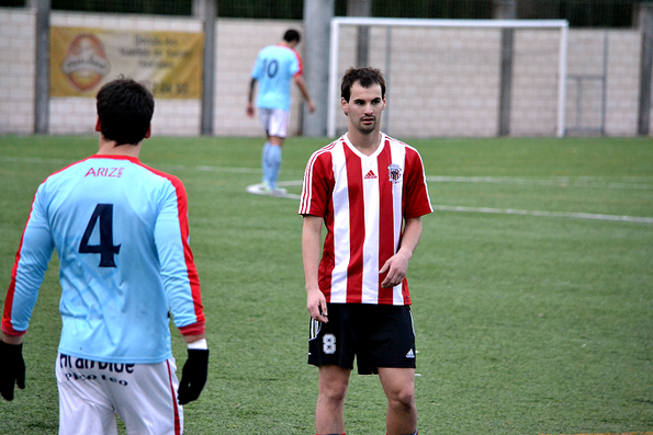 Laurentz fue uno de los destacados ante el San Prudencio. Salió tras el descanso y logró el 1-2.