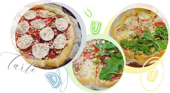Carnet Hanami ♥ Brunch Maison #2 ~ Duo de tarte salée