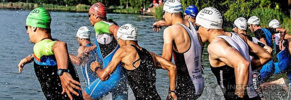 Dominik Sowieja Schwimmstart Triathlon Ingolstadt