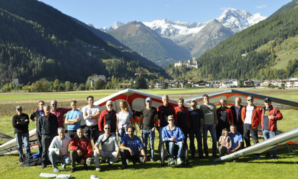 Abschlussfliegen Ausgleiten Falkenclub Ahrntal im Oktober 2016