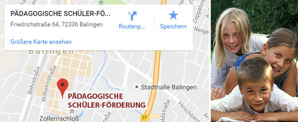 Pädagogische Schülerförderung Standort Balingen