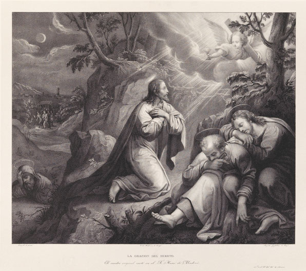 La Oración en el huerto Augusto Gugliekmi. Museo del Prado.