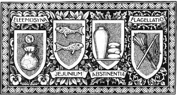 Limosna, ayuno, abstinencia y penitencia: preceptos de la cuaresma.