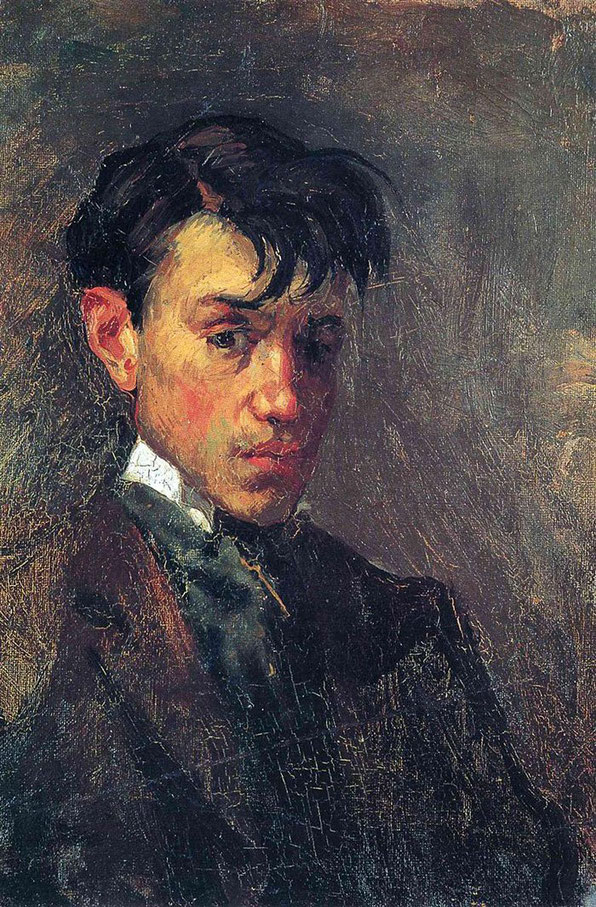 Автопортрет - Пабло Пикассо (1896)