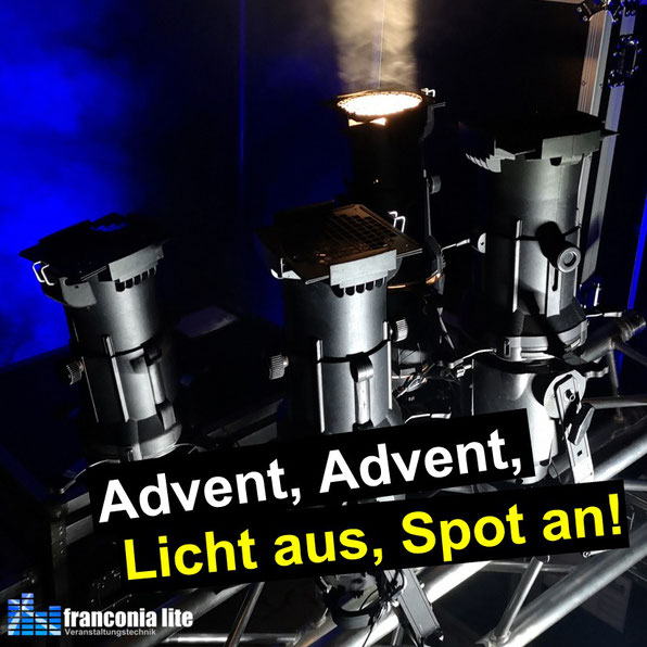 Lichttechnik Adventskranz 