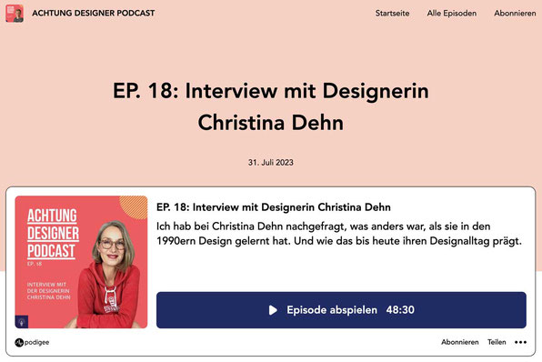 Podcast mit Gudrun Wegener und Christina Dehn