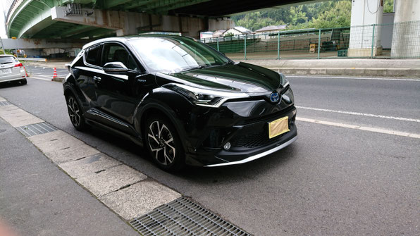 TOYOTA　C-HR　クォーツガラスコーティング施工　0012