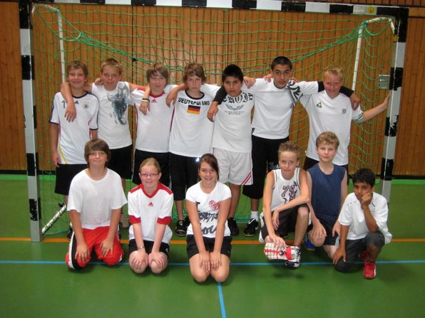 Mannschaft der Klasse 6d
