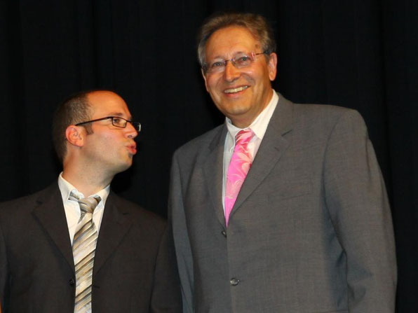 Unser Päd. Koordinator Jochen Geeck und unser Schulleiter Joachim Paul