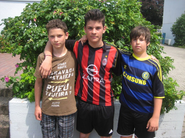 Extremläufer unter sich: Jack Durso, Eray Özkara und Tim Starck