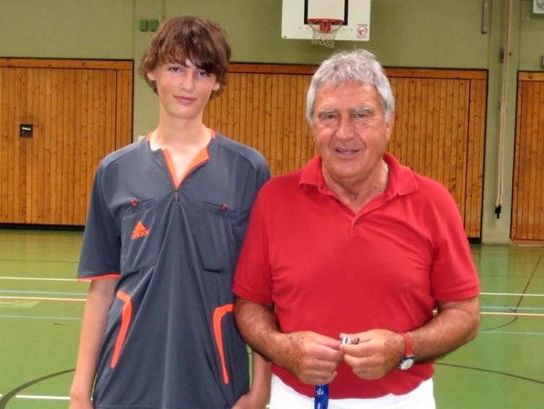 Max Braun (9a) und Herr Djordje Nikolic