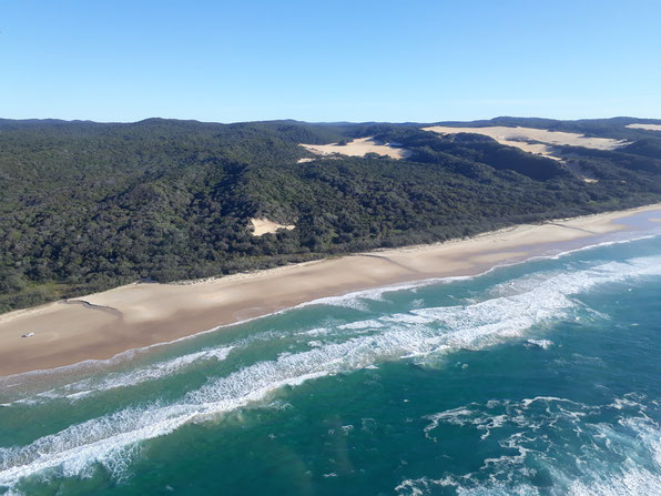 75 Mile Beach Scenic Flight Queensland Fraser Island
