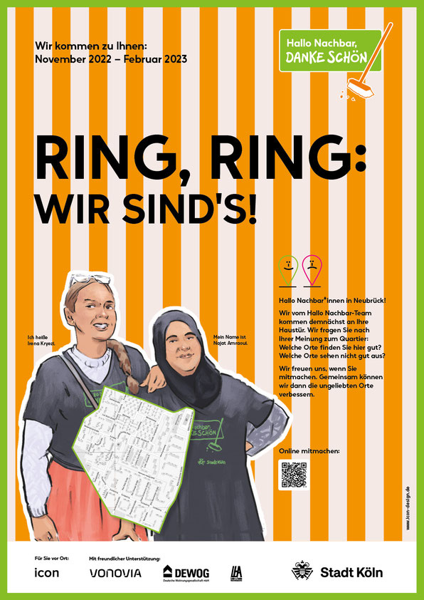 Plakat Ankündigung Hausbesuche