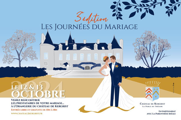 3e édition des Journées du Mariage au château de Kergrist - 12 et 13 Octobre 2024