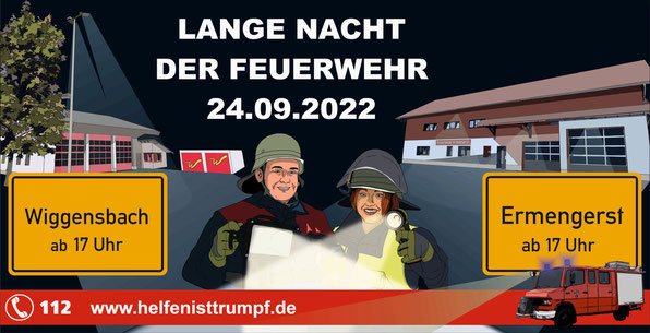 am 24.09.2022 findet die "Lange Nacht der Feuerwehr" in Ermengerst statt