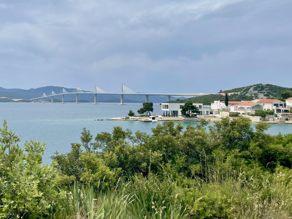 Neue Brücke nach Pelješac - noch nicht eröffnet 