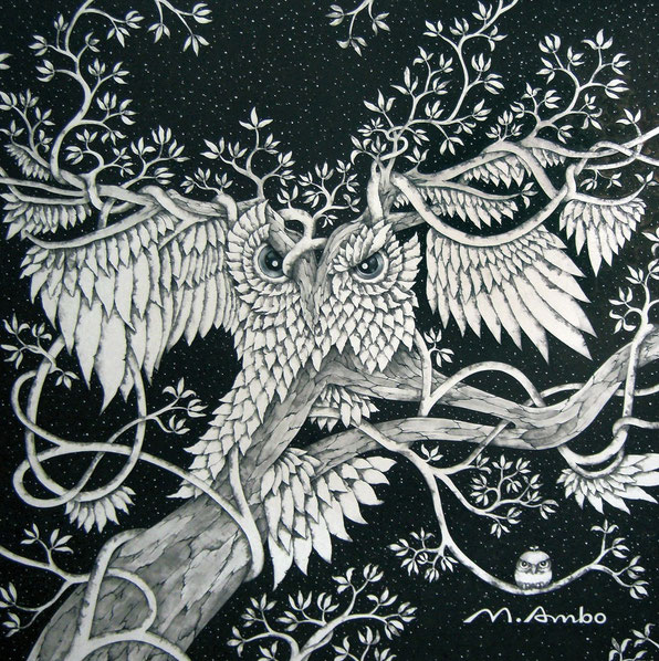 Japanese art 安保 真 Official website 安保真の新しい日本の墨絵