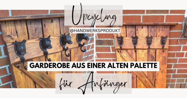 garderobe aus alten Paletten