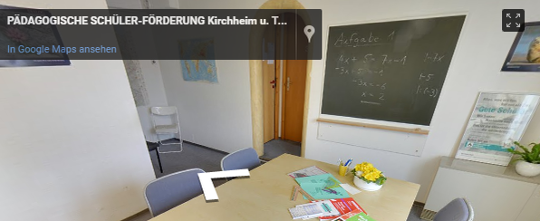 Pädagogische Schülerförderung Standort Kirchheim unter Teck