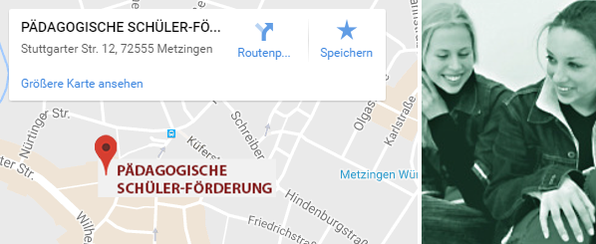 Pädagogische Schülerförderung Standort Metzingen