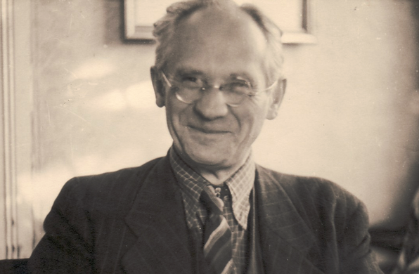 Hanns Heinen in 1945 as mayor of Kreuzthal-Eisenbach near Kempten