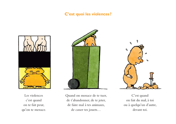 Quand on te fait du mal. Violences aux enfants. Album Claude Ponti gratuit. VEO. Droits de l'enfant. Victomologie. Traumatismes. Emotions. PDF gratuit. Informations sur les violences et leurs conséquences. CPS. Psychologie.