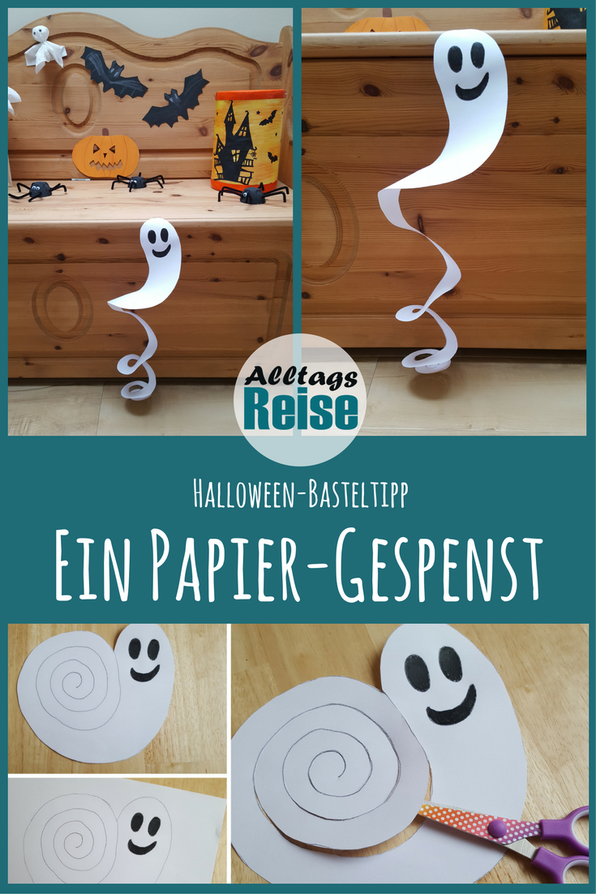 Ein lustiges Papiergespenst