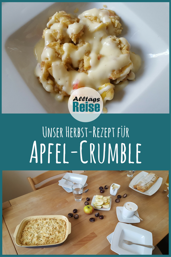 Rezept für leckeres Apfel-Crumble