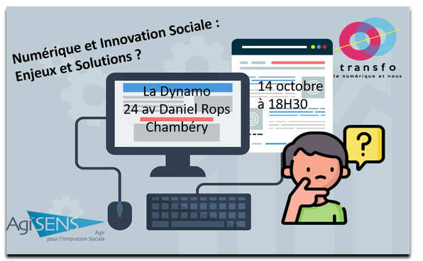 Mercredi d'AgiSens, AgiSens, Agir pour l'Innovation Sociale, Chambéry