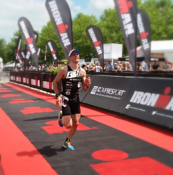 Dominik Sowieja Ironman 70.3 Luxemburg Finishline