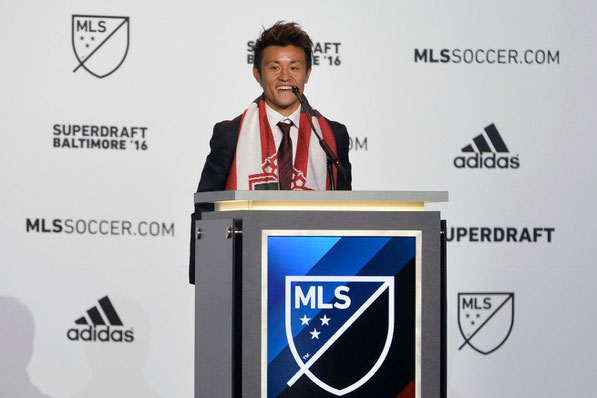 トロントFCより1位指名を受けた遠藤翼君 Photo: MLS