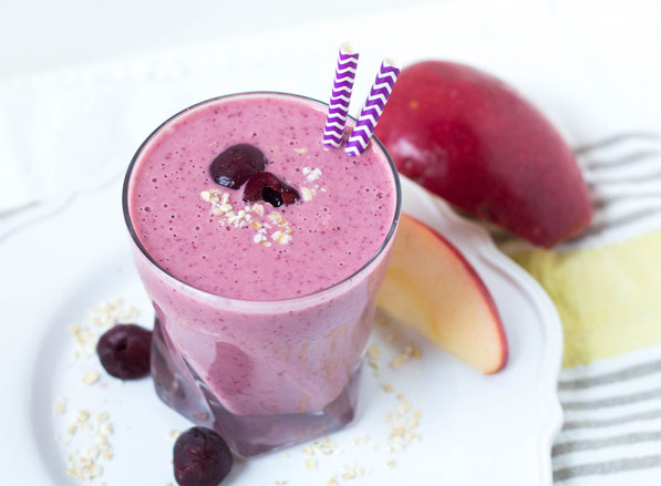 This cherry pie smoothie is a tasty way to enjoy pie for breakfast any day of the week! This cherry pie smoothie recipe is a tasty (and healthy) way to enjoy pie for breakfast any day of the week!