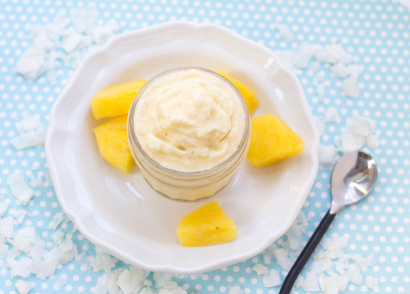 A healthy taste-alike recipe for the beloved Disney Dole Whip!