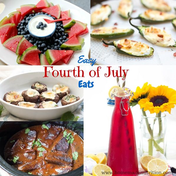 Happy Fourth of July weekend!!  If you're headed to a BBQ or party to celebrate this weekend, here are some tasty ideas to share with family and friends! 