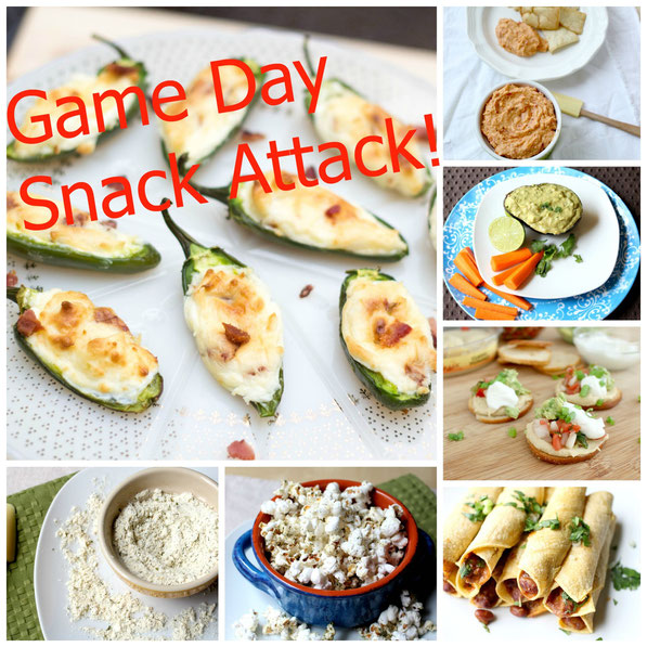 Healthier game day snack recipes and ideas! Perfect for appetizers!