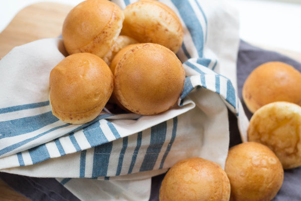 These easy baked cheese puffs are a perfectly pop-able treat for parties, picnics, or for snacking! They're easy to make and are naturally gluten free!