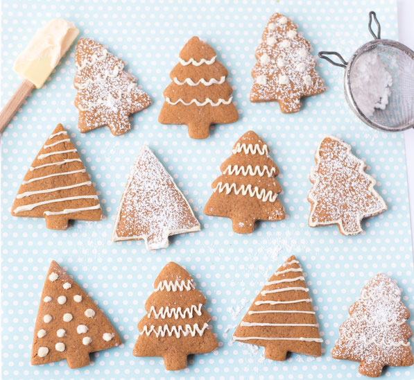 This lighter soft gingerbread cut out cookie recipe is easy to make and perfect for holiday decorating!