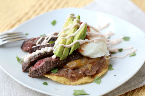 The best beef huevos rancheros recipe!  All of the flavor and texture in this award-winning recipe will completely change your weekend breakfast or brunch routine!  