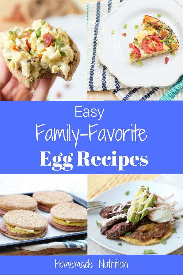 Easy healthy egg recipes the whole family will love! 