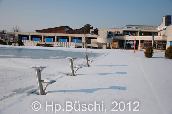 Freibad Herzogenbuchsee im Winter 2012 - 2013