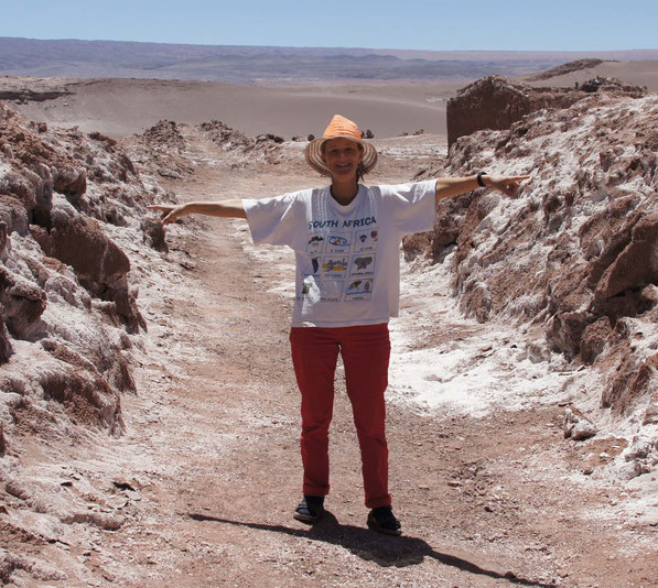 ... hebt ab in der Atacama-Wüste in Chile!