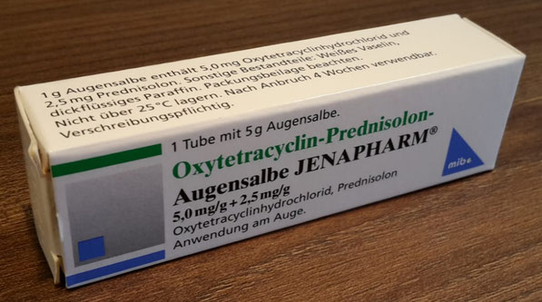 Oxytetracyclin-Prednisolon Augensalbe
