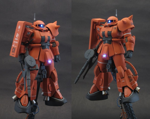【もりちゃん】 グフ＆高機動型ザクII MA-SHOP 1971 MS-06RP 高機動型ザクIIプロトタイプ(エリオット