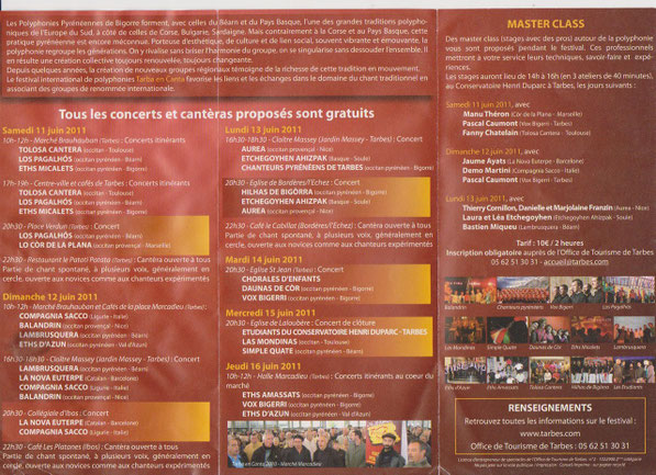 Concert du 15 Juin 2011 à Tarbes