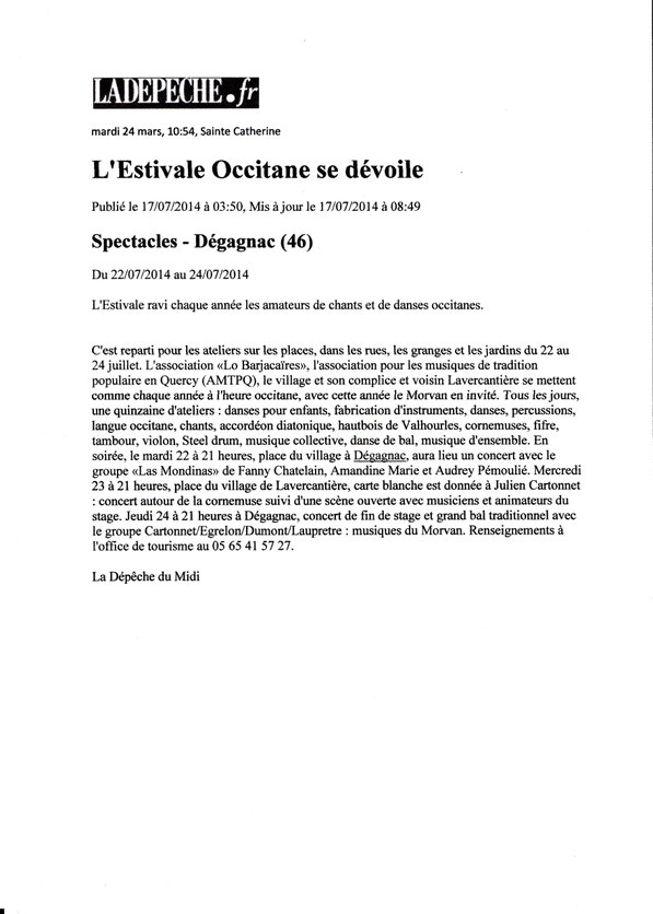 Dégagnac Juillet 2014